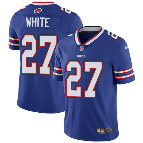 Nike Bills #27 Tre'Davious White Royal Blue Team Color Youth Stitched NFL Vapor Untouchable Limited Jersey